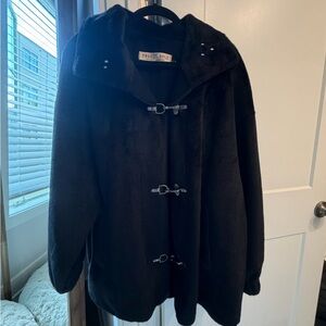 Free People Elegant Black Outerwear